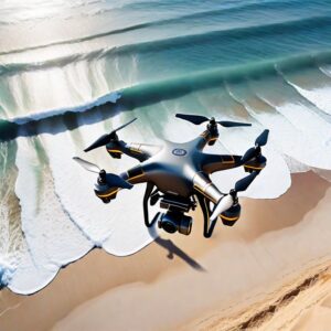 beach zone drone
